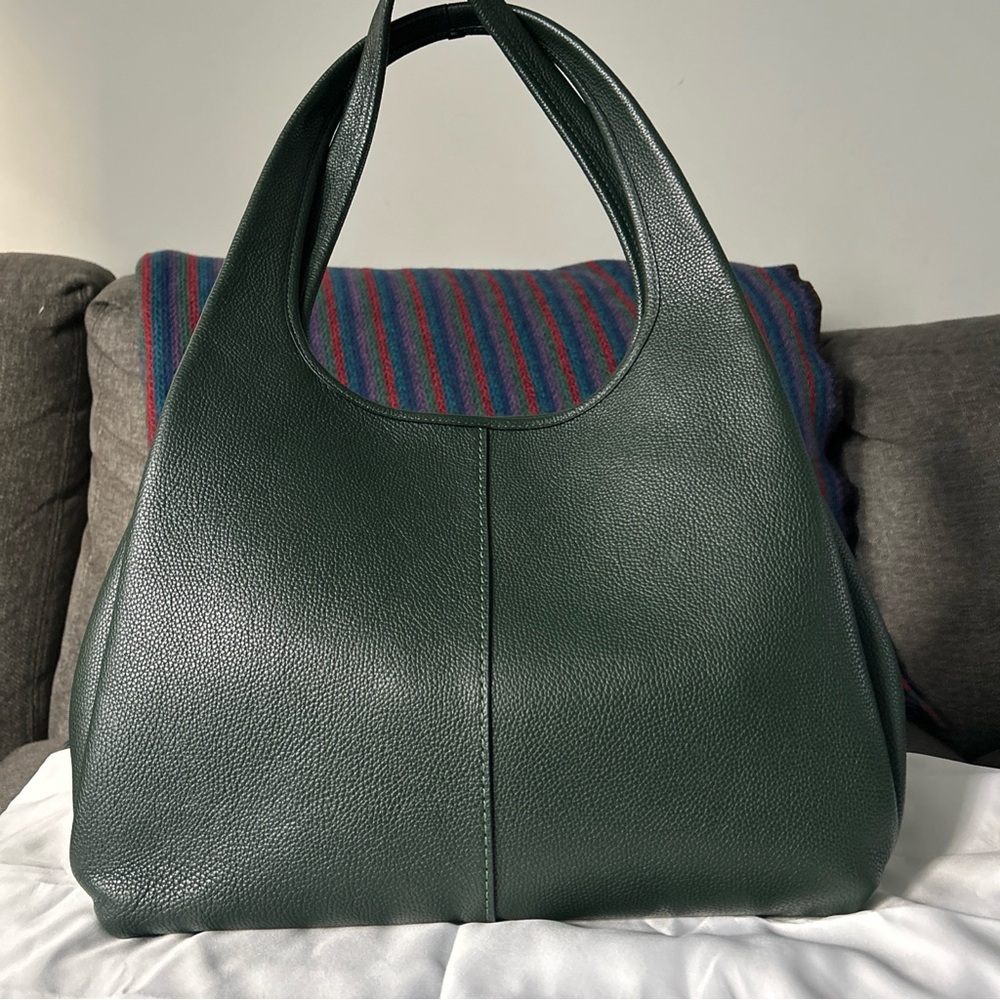 Coach Lana in Amazon Green Leather Shoulder Bag - Picture 3 of 12